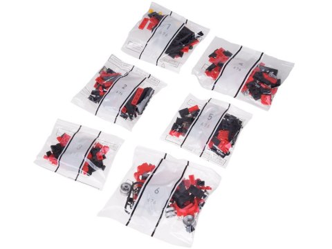 Klocki techniczne Supersportowe auto CZERWONE spojler 413-ele ZA5261