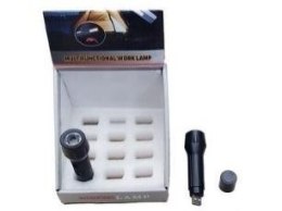 Latarka czarna USB 11cm