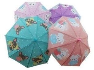 Parasol dziecięcy z gwizdkiem Pluszaczki mix