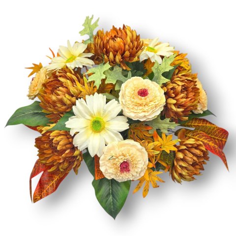 STROIK NA CMENTARZ JESIENNE KWIATY NA GRÓB MISA WSZYSTKICH ŚWIĘTYCH