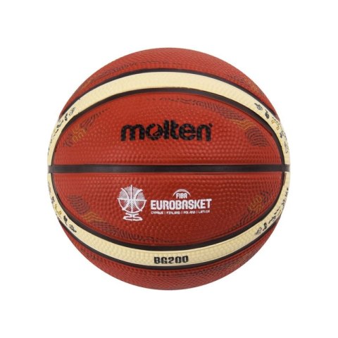 Piłka do koszykówki Molten EUROBASKET 2025 replika mini B1G200-E5Z Piłka do koszykówki Molten EUROBASKET 2025 replika mini B1G200-E5Z