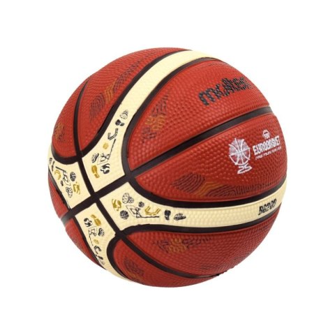 Piłka do koszykówki Molten EUROBASKET 2025 replika mini B1G200-E5Z Piłka do koszykówki Molten EUROBASKET 2025 replika mini B1G200-E5Z