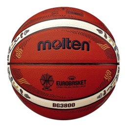 Piłka do koszykówki Molten Eurobaset 2025 replika B7G3800-E5Z