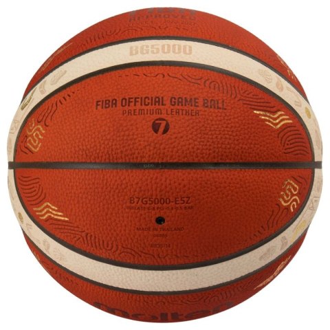 Piłka do koszykówki Molten Eurobasket 2025 Oficjalna piłka meczowa B7G5000-E5Z Piłka do koszykówki Molten Eurobasket 2025 Oficjalna piłka meczowa B7G5000-E5Z