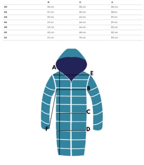 Damska kurta przejściowa lekko ocieplana TERESA (Brązowy)