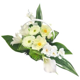 STROIK NA CMENTARZ JESIENNE KWIATY NA GRÓB MISA WSZYSTKICH ŚWIĘTYCH