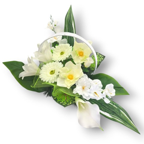 STROIK NA CMENTARZ JESIENNE KWIATY NA GRÓB MISA WSZYSTKICH ŚWIĘTYCH