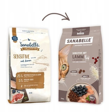 BOSCH Sanabelle Sensitive z Jagnięciną 8kg BOSCH Sanabelle Sensitive z Jagnięciną 8kg