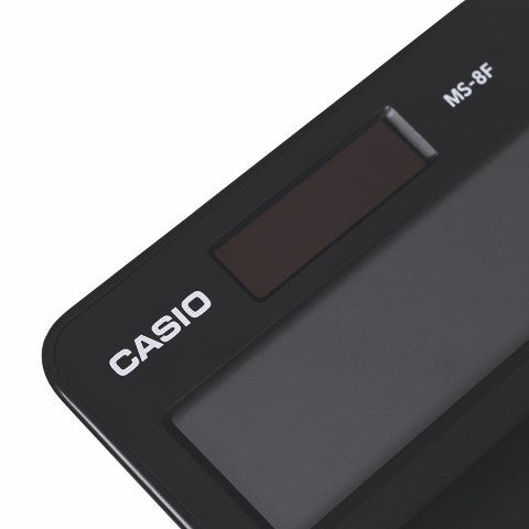 Casio Kalkulator biurowy MS-8F, 8-cyfrowy, 103x147x28,8mm, czarny Casio Kalkulator biurowy MS-8F, 8-cyfrowy, 103x147x28,8mm, czarny