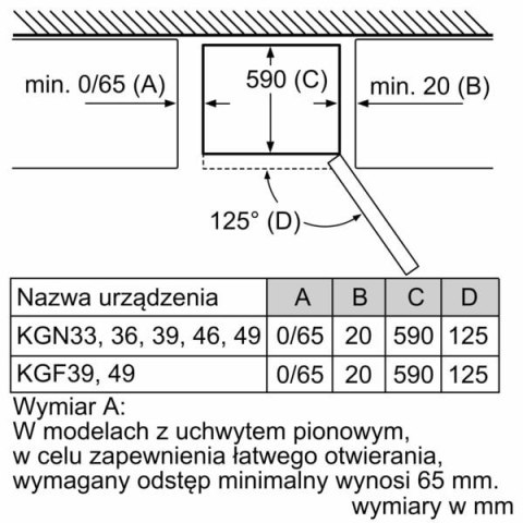 Chłodziarko-zamrażarka BOSCH KGN39VIEB Chłodziarko-zamrażarka BOSCH KGN39VIEB