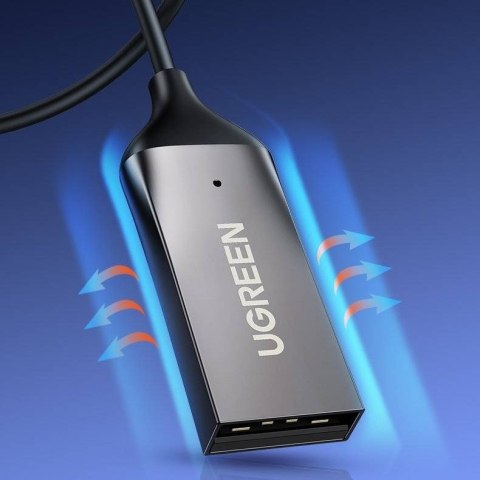 Ugreen Odbiornik dźwięku adapter audio Bluetooth 5.3 USB-3,5 mm mini jack (czarny) Ugreen Odbiornik dźwięku adapter audio Bluetooth 5.3 USB-3,5 mm mini jack (czarny)