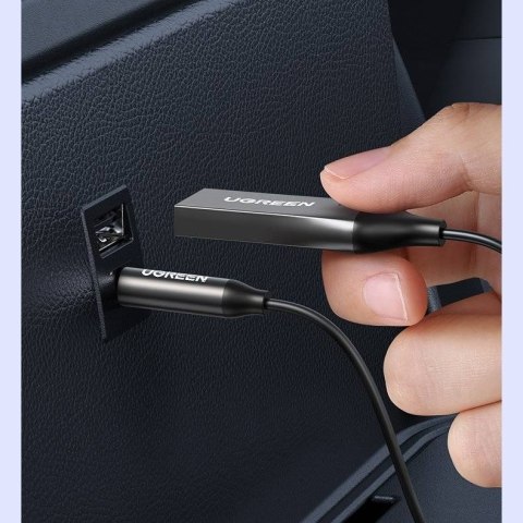 Ugreen Odbiornik dźwięku adapter audio Bluetooth 5.3 USB-3,5 mm mini jack (czarny) Ugreen Odbiornik dźwięku adapter audio Bluetooth 5.3 USB-3,5 mm mini jack (czarny)
