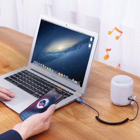 Ugreen Odbiornik dźwięku adapter audio Bluetooth 5.3 USB-3,5 mm mini jack (czarny) Ugreen Odbiornik dźwięku adapter audio Bluetooth 5.3 USB-3,5 mm mini jack (czarny)