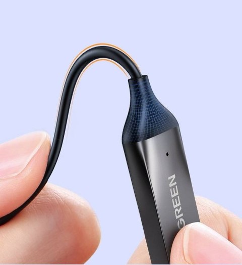Ugreen Odbiornik dźwięku adapter audio Bluetooth 5.3 USB-3,5 mm mini jack (czarny) Ugreen Odbiornik dźwięku adapter audio Bluetooth 5.3 USB-3,5 mm mini jack (czarny)