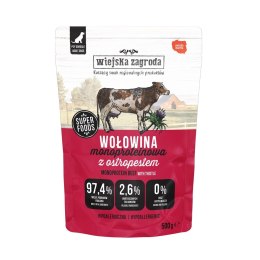 Wiejska Zagroda Wołowina monobiałkowa karma mokra dla psa 500g