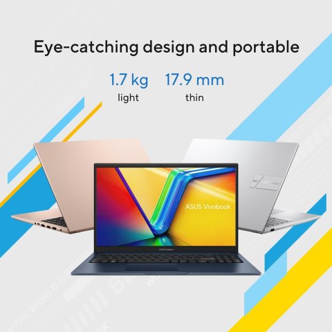 ASUS Vivobook 15 X1504VA-BQ2947 Core 5 120U 15.6"FHD IPS-level Panel 60Hz 250nits AG 16GB DDR4 SSD512 Intel Graphics WLAN+BT Cam ASUS Vivobook 15 X1504VA-BQ2947 Core 5 120U 15.6"FHD IPS-level Panel 60Hz 250nits AG 16GB DDR4 SSD512 Intel Graphics WLAN+BT Cam
