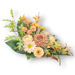 STROIK NA CMENTARZ JESIENNE KWIATY NA GRÓB POMNIK MISA WSZYSTKICH ŚWIĘTYCH