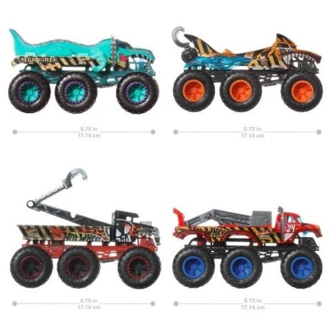 Hot Wheels Monster Trucks ciężarówka mix (4szt) Hot Wheels Monster Trucks ciężarówka mix (4szt)