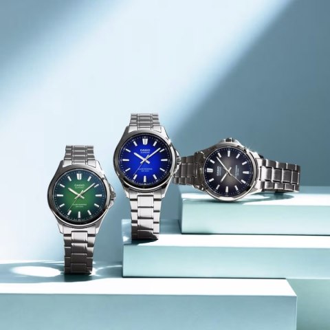 ZEGAREK MĘSKI CASIO MTS-RS100D-3A + BOX ZEGAREK MĘSKI CASIO MTS-RS100D-3A + BOX