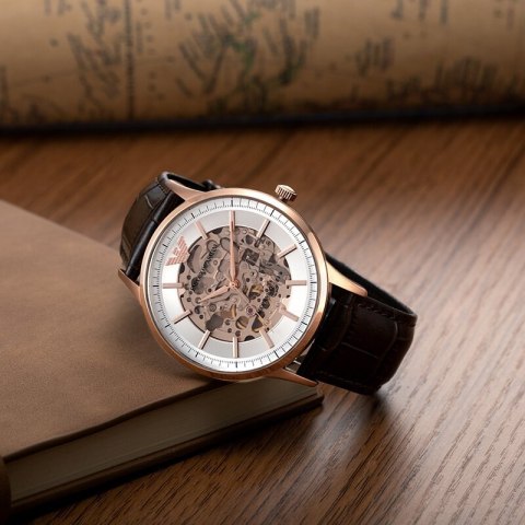 Zegarek męski EMPORIO ARMANI SKELETON AUTOMATIC AR60039 (zi055b) Zegarek męski EMPORIO ARMANI SKELETON AUTOMATIC AR60039 (zi055b)