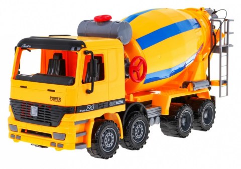 Betoniarka dla dzieci 3+ Realistyczny model 1:10 + Ruchome elementy + Obrotowa gruszka Betoniarka dla dzieci 3+ Realistyczny model 1:10 + Ruchome elementy + Obrotowa gruszka