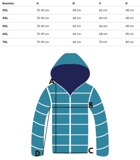 Pikowana kurtka zimowa z kapturem futerkiem ARIA PUFF PLUS SIZE (Beżowy) 7XL (54) Pikowana kurtka zimowa z kapturem futerkiem ARIA PUFF PLUS SIZE (Beżowy) 7XL (54)