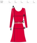 Sukienka dzianinowa kimono elegancja z półgolfem Élise Knit (Biały)