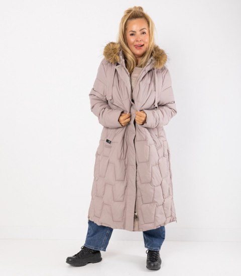 Długa kurtka pikowany płaszcz zimowy URBAN LONG PUFF PLUS SIZE (Beżowy) 7XL (54) Długa kurtka pikowany płaszcz zimowy URBAN LONG PUFF PLUS SIZE (Beżowy) 7XL (54)