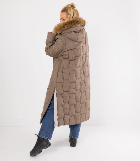 Długa kurtka pikowany płaszcz zimowy URBAN LONG PUFF PLUS SIZE (Brązowy) 7XL (54) Długa kurtka pikowany płaszcz zimowy URBAN LONG PUFF PLUS SIZE (Brązowy) 7XL (54)