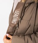 Długa kurtka pikowany płaszcz zimowy URBAN LONG PUFF PLUS SIZE (Brązowy) 7XL (54)
