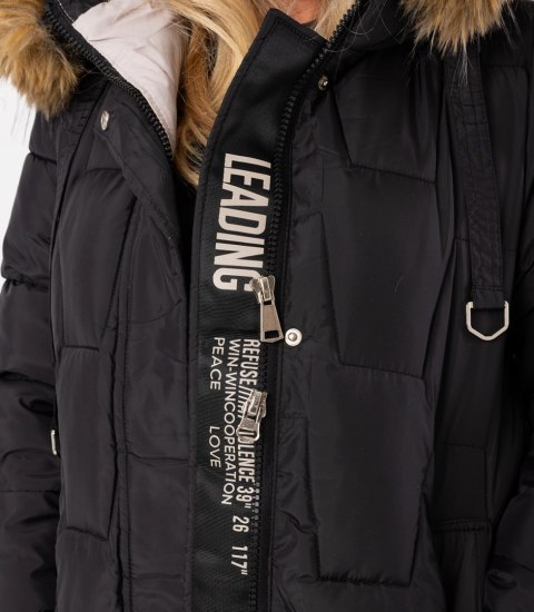Długa kurtka pikowany płaszcz zimowy URBAN LONG PUFF PLUS SIZE (Czarny) 7XL (54) Długa kurtka pikowany płaszcz zimowy URBAN LONG PUFF PLUS SIZE (Czarny) 7XL (54)