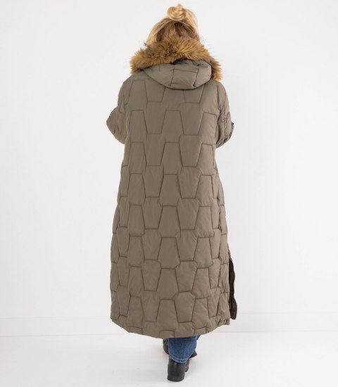 Długa kurtka pikowany płaszcz zimowy URBAN LONG PUFF (Zielony) XXL (44) Długa kurtka pikowany płaszcz zimowy URBAN LONG PUFF (Zielony) XXL (44)