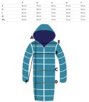 Kurtka zimowa oversize z kapturem i futerkiem NORDIC PUFF (Czarny) XXL (44)