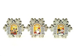 Ozdoba świąteczna drewniana ze światłem MIX