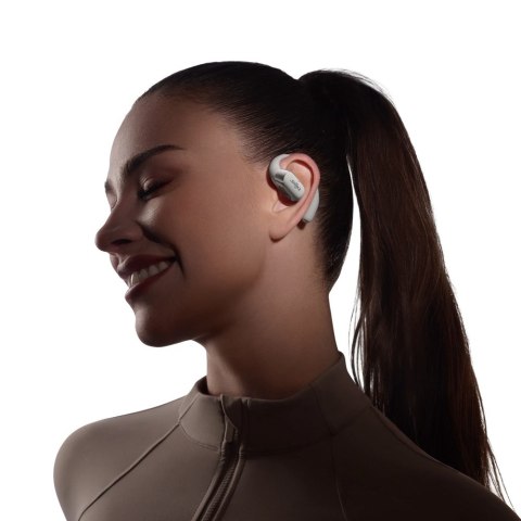 Słuchawki bezprzewodowe douszne Shokz OpenFit+ Szare Słuchawki bezprzewodowe douszne Shokz OpenFit+ Szare