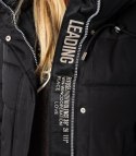 Długi zimowy pikowany płaszcz kurtka ciepła SUZANA PLUS SIZE (Czarny) 7XL (54)