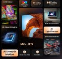 Telewizor 55" Hisense 55U7Q ULED 4K 144Hz VIDAA Smart OS Al Czarny