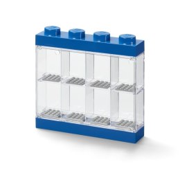 Lego(R) witryna na 8 minifigurek niebieska