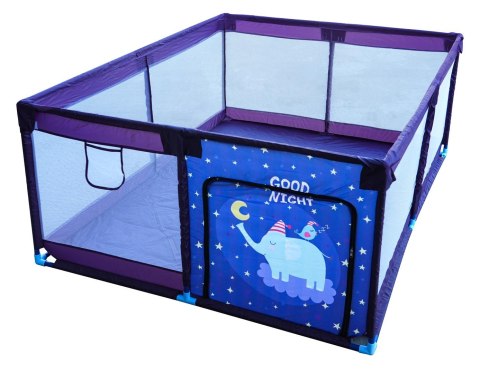 Miękki Kojec Dla Dzieci Prostokąt Nocny Słonik