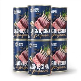 John Dog BERRY Adult jagnięcina z jeżynami 400g*6