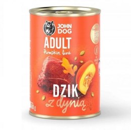 John Dog PUMPKIN Adult dzik z dynią 400g