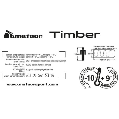 Śpiwór Meteor Timber 81151