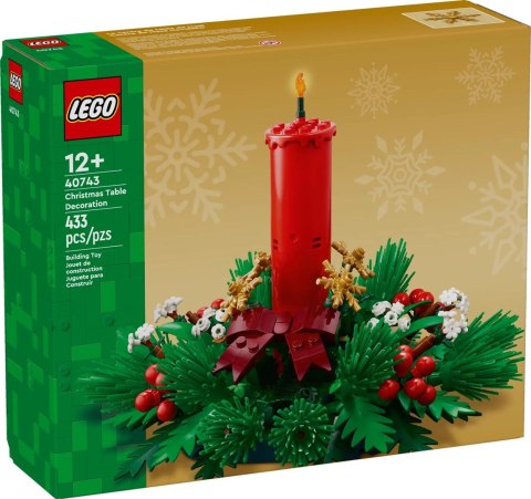 LEGO Iconic 40743 Świąteczna dekoracja stołu