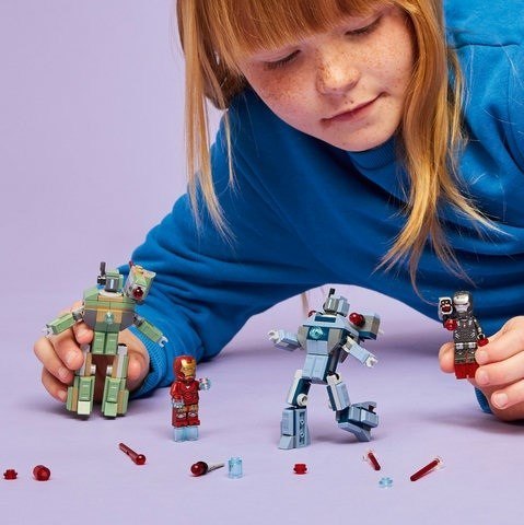 LEGO Marvel Super Heroes 76320 Iron Man i War Machine kontra drony Hammera