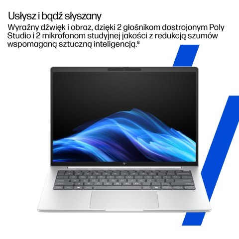 HP EliteBook 8 G1a Ryzen AI 5 PRO 340 14.0"WUXGA IPS 400nits Eye Ease AG 24GB DDR5 5600 SSD512 Radeon 840M Cam 5Mpx 62Wh W11Pro 