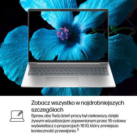 HP ProBook 4 G1i Ultra 5 225H 16.0"WUXGA IPS 300nits AG 24GB DDR5 5600 SSD512 Arc Cam1080p 56Wh W11Pro Pike silver aluminium 3Y 