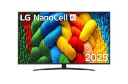 Telewizor LG NanoCell 55NANO81A6A 55'' 4K Ultra HD WebOS Dolby Digital DVB-T2 Czarny