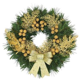 Wianek świąteczny na Boże Narodzenie stroik na drzwi stół dekoracja handmade 30cm