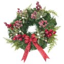 Wianek świąteczny na Boże Narodzenie stroik na drzwi stół handmade 30cm