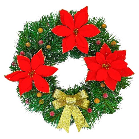 Wianek świąteczny stroik na drzwi stół ścianę dekoracja do domu